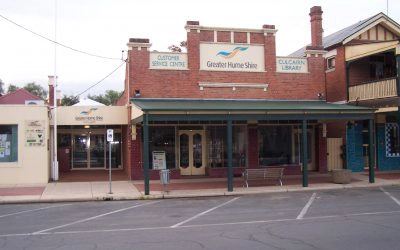 Image of the Culcairn Library exterior
