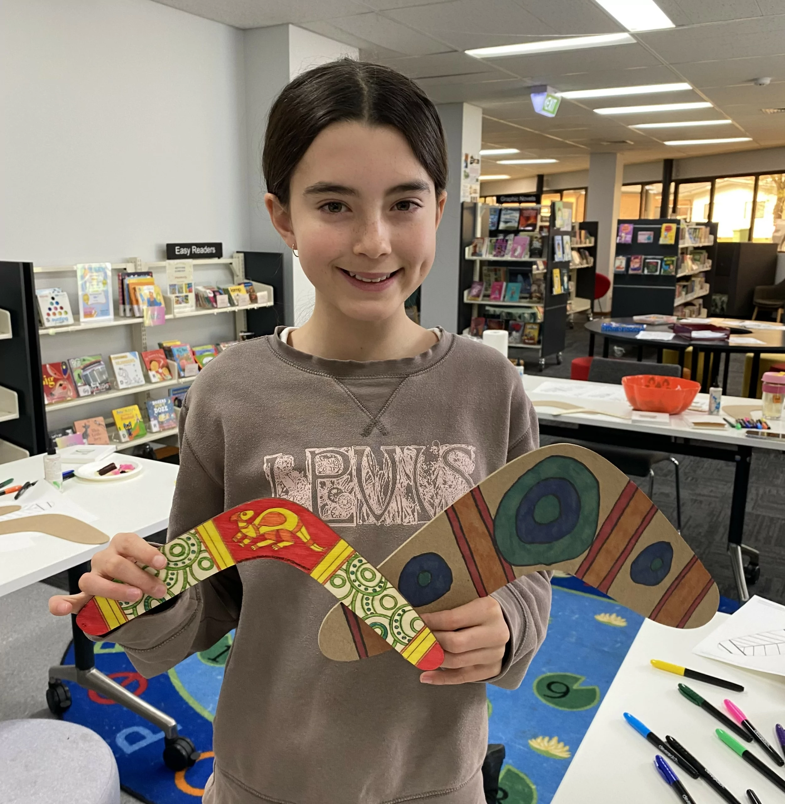 Boomerang decorating