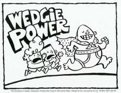 Cartoon of Captain Underpants