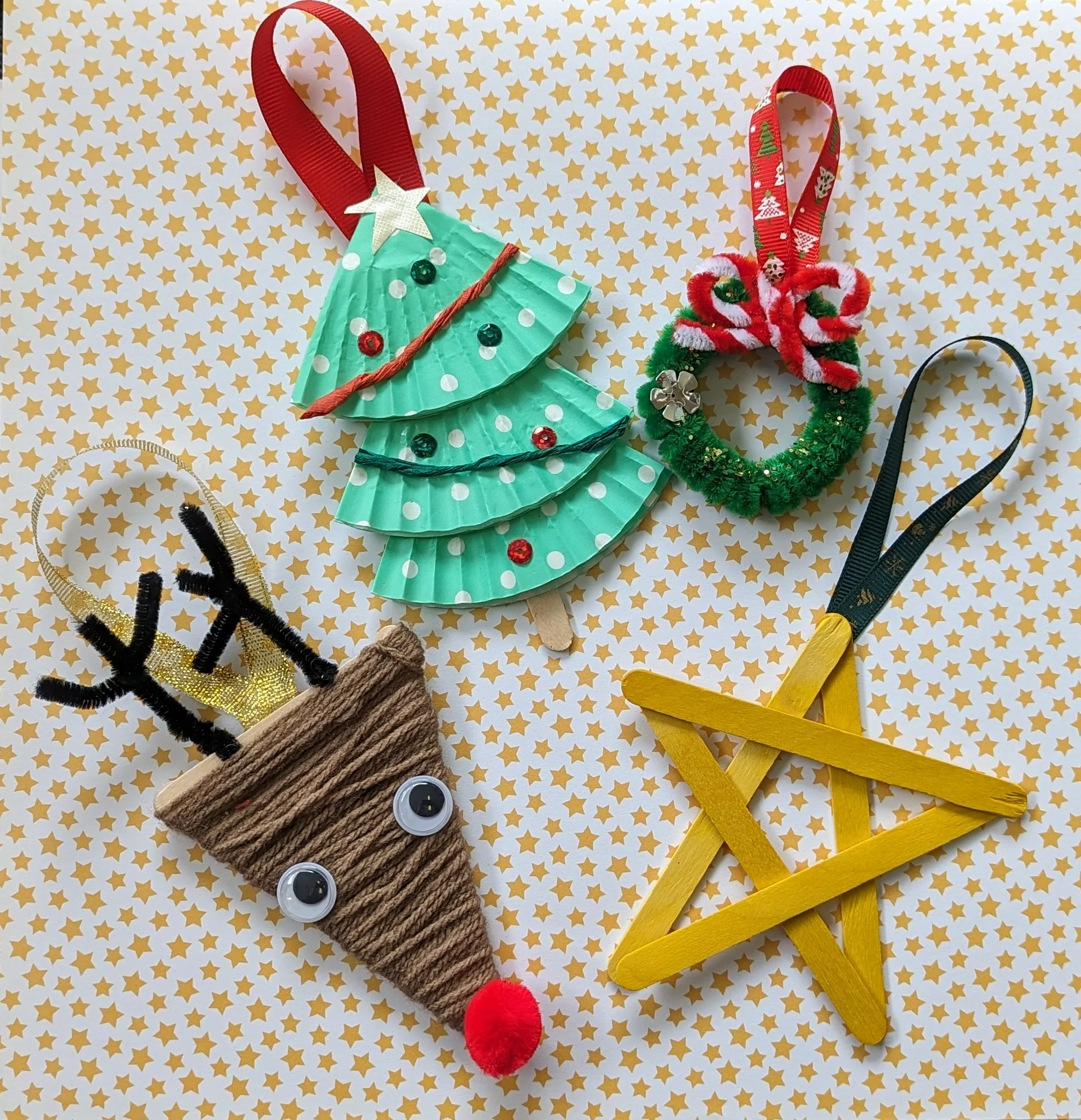 Home made Christmas ornaments