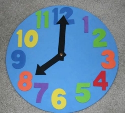 Image of a home made clock