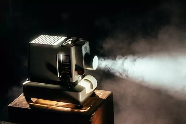 Vintage movie projector